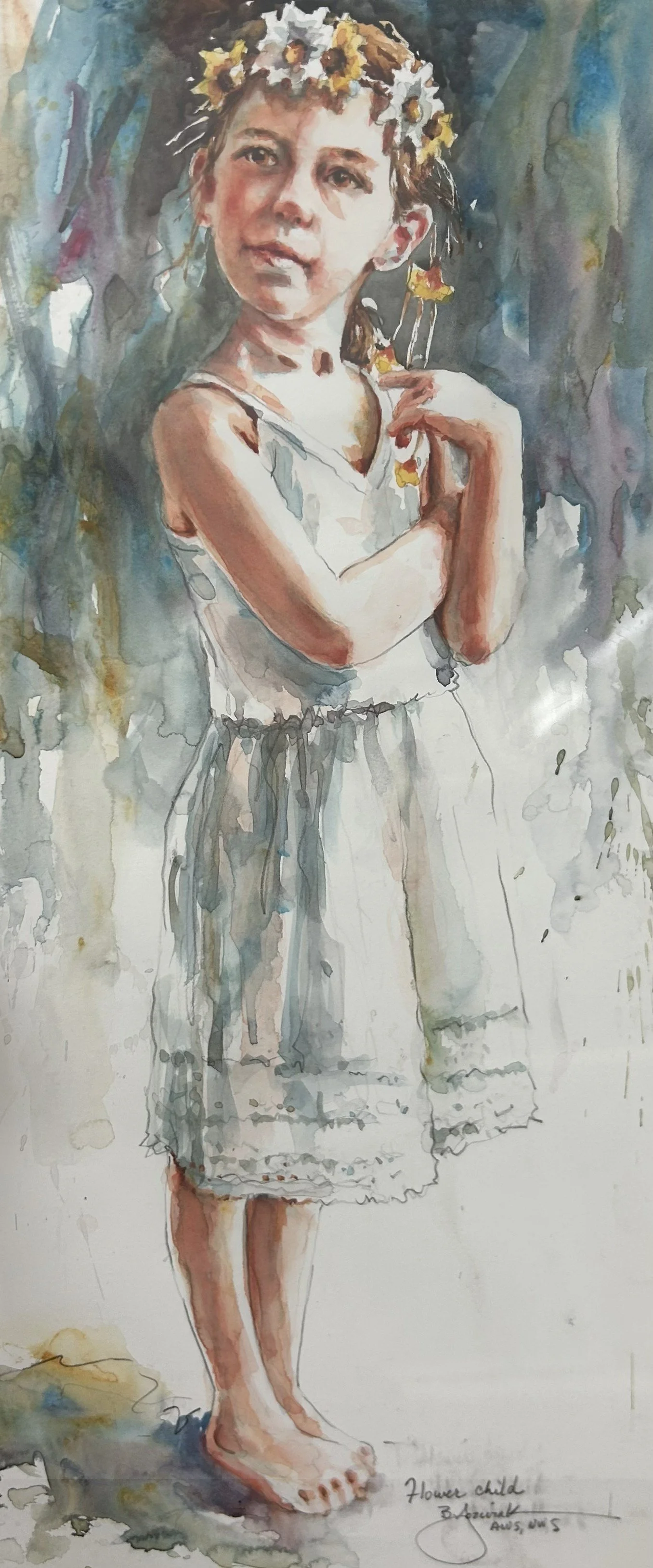 "Flower Child" 10x22 $150