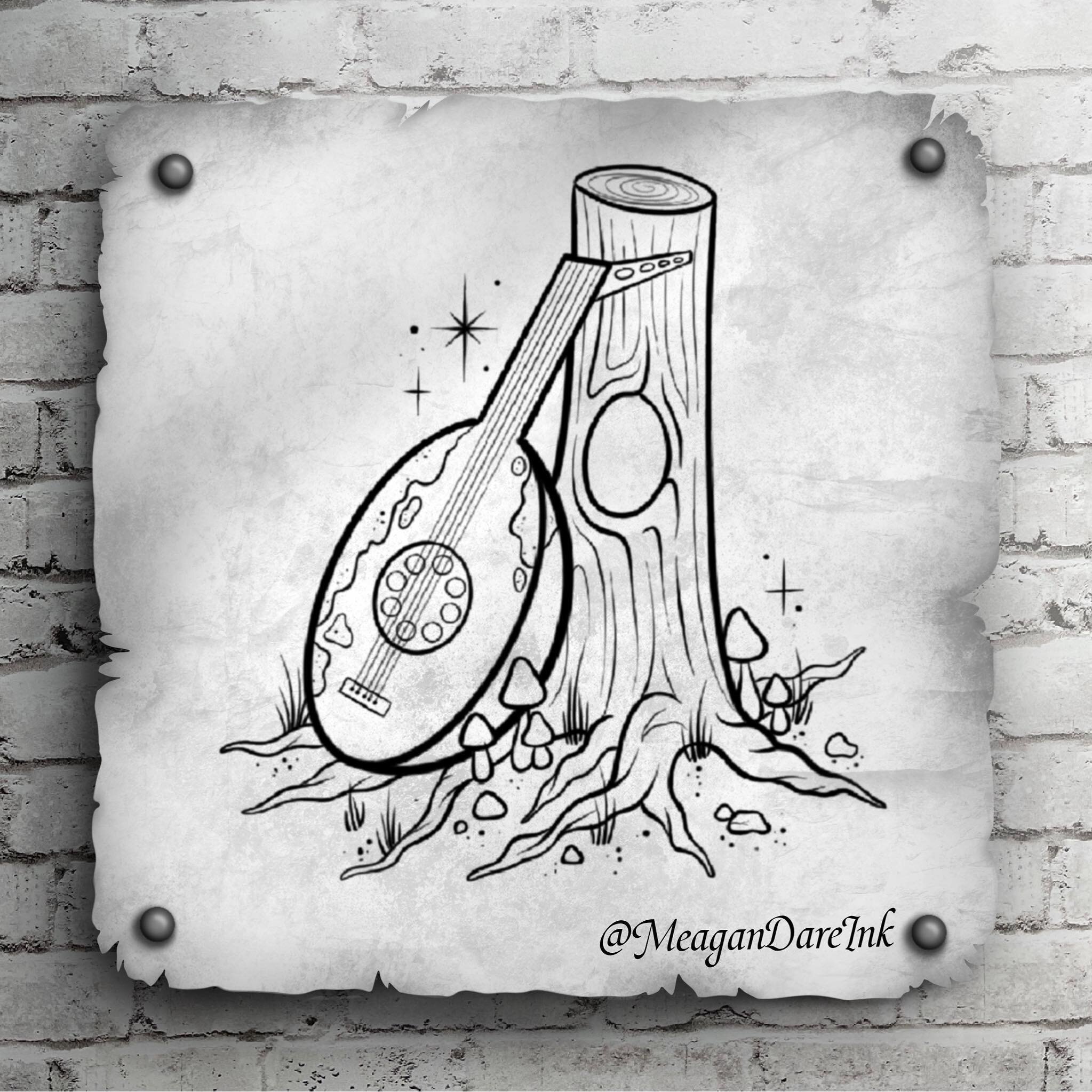 ✨ LUTE ✨ ***Claimed***
Check out this magical lute I drew up! I’ve had this special guy for a while and it’s time to find it’s forever home.
I was imagining a beloved lute that was left behind in hast by the minstrel of an adventu