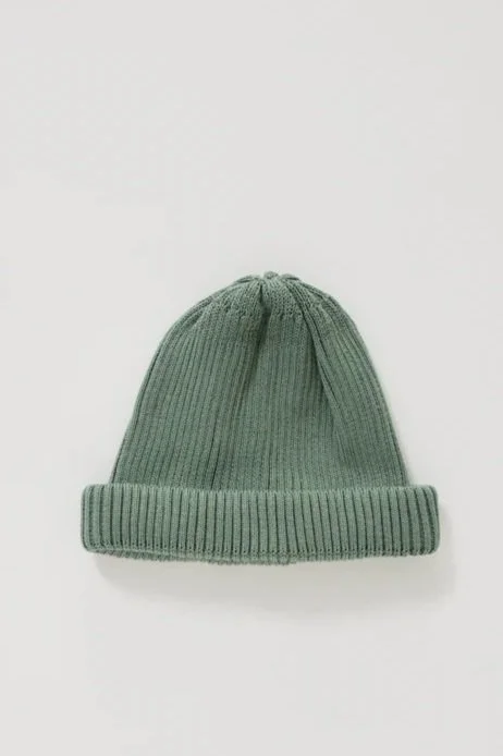 1. Cotton Roll Up Beanie