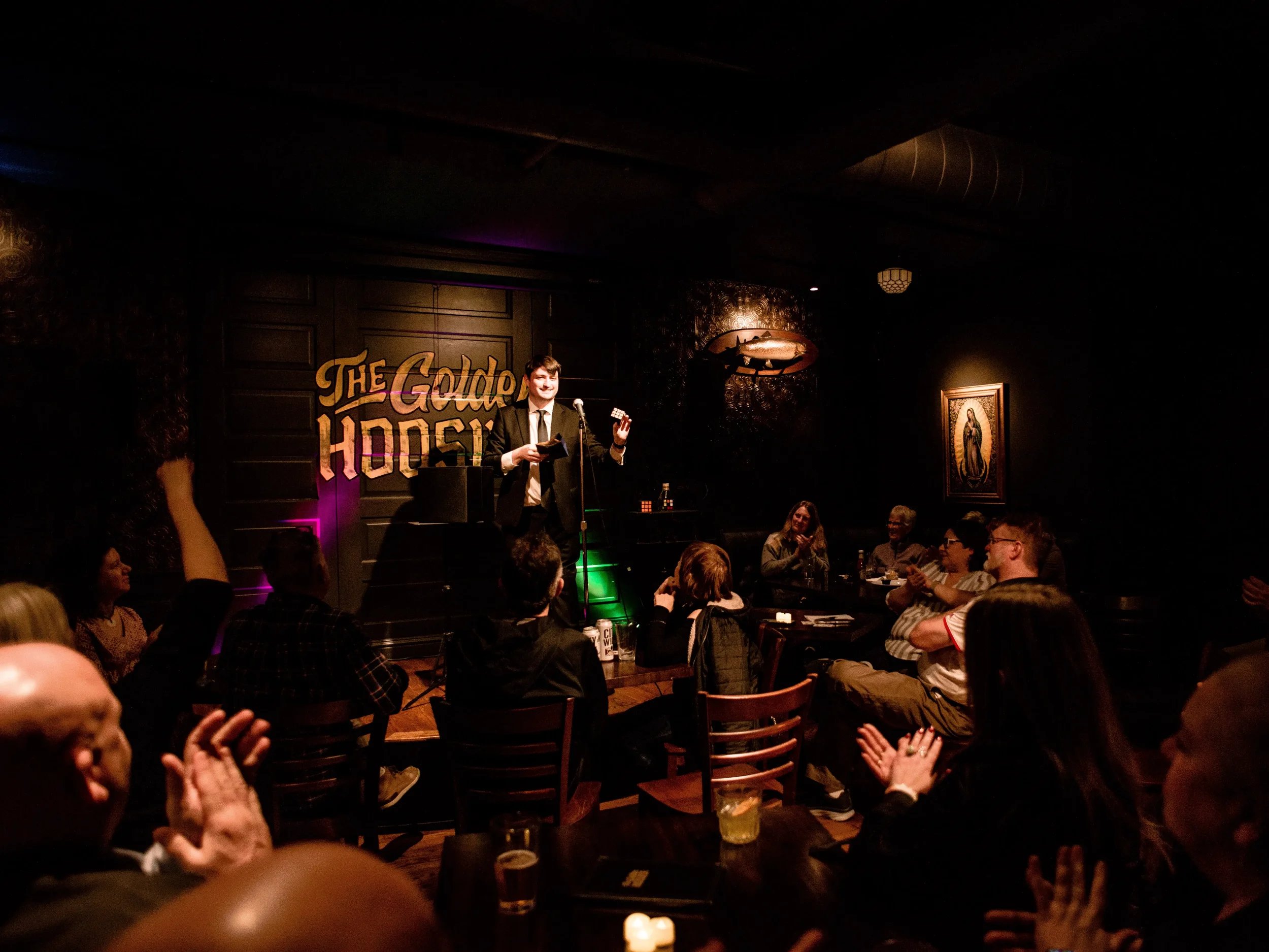 St Louis magician Josh Weidner performing a corporate comedy magic show