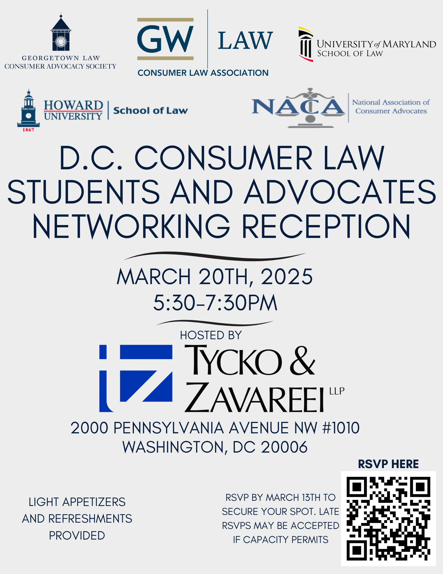 D.C. Consumer Law Students and Advocates Networking Reception