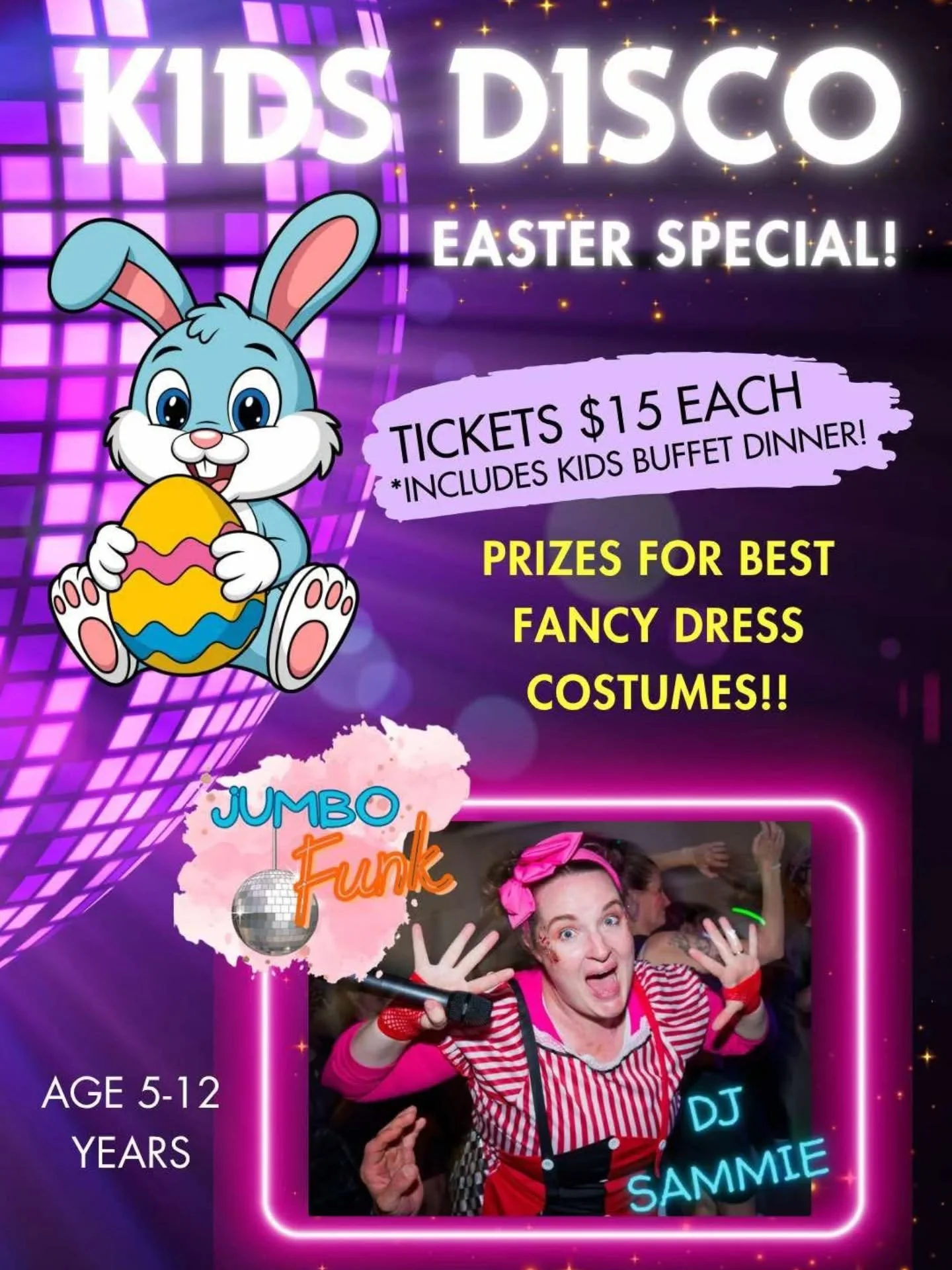 🐰🎉 Kids Easter Disco ... GOT YOUR TICKETS YET!?! 

Bring the kids along for a fun night of music, dancing, and Easter excitement!

📍Victoria Point Sharks Sporting Club
📅 Friday 27th March
⏰ 6:00pm &ndash; 8:00pm
👧🧒 Ages 5&ndash;12 years
💰 $15 