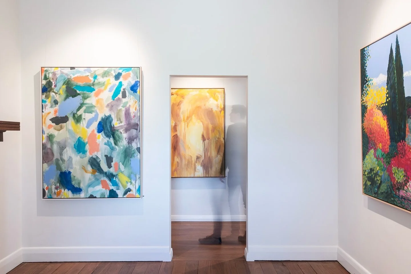 Moving through space, enveloped by colour, artworks by Janelle Amos, Sonya Unwin, Alexandra Hirst and Margie Sheppard

DM for a catalogue 
Open Friday - Sunday 11-4pm