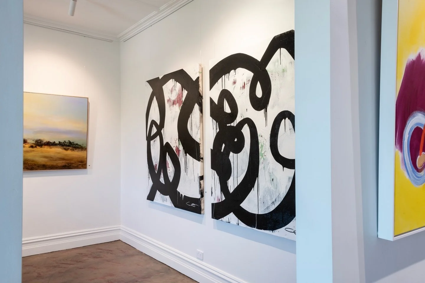 The powerful gestural works of @artby_jazzazare, bold and confidant marks tell stories of deep thoughtfulness and softness.

Join us at Wonderground Friday - Sunday 11-4pm 

Or DM for a catalogue