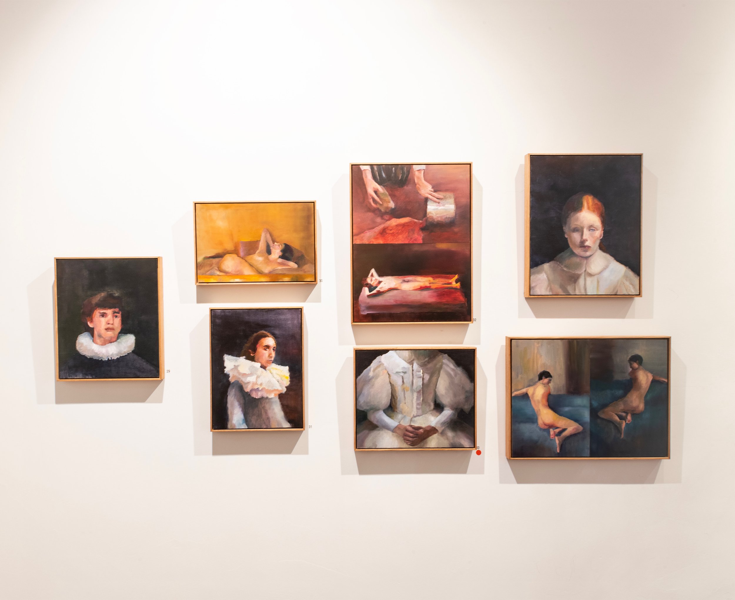 Captivating and mysterious, these small works by Alex Dillon draw you in an intriguing attempt to unravel the stories behind each piece. @alexdillonart 

The Freedom of Reinvention open Friday - Sunday 11-4pm 

DM for a catalogue