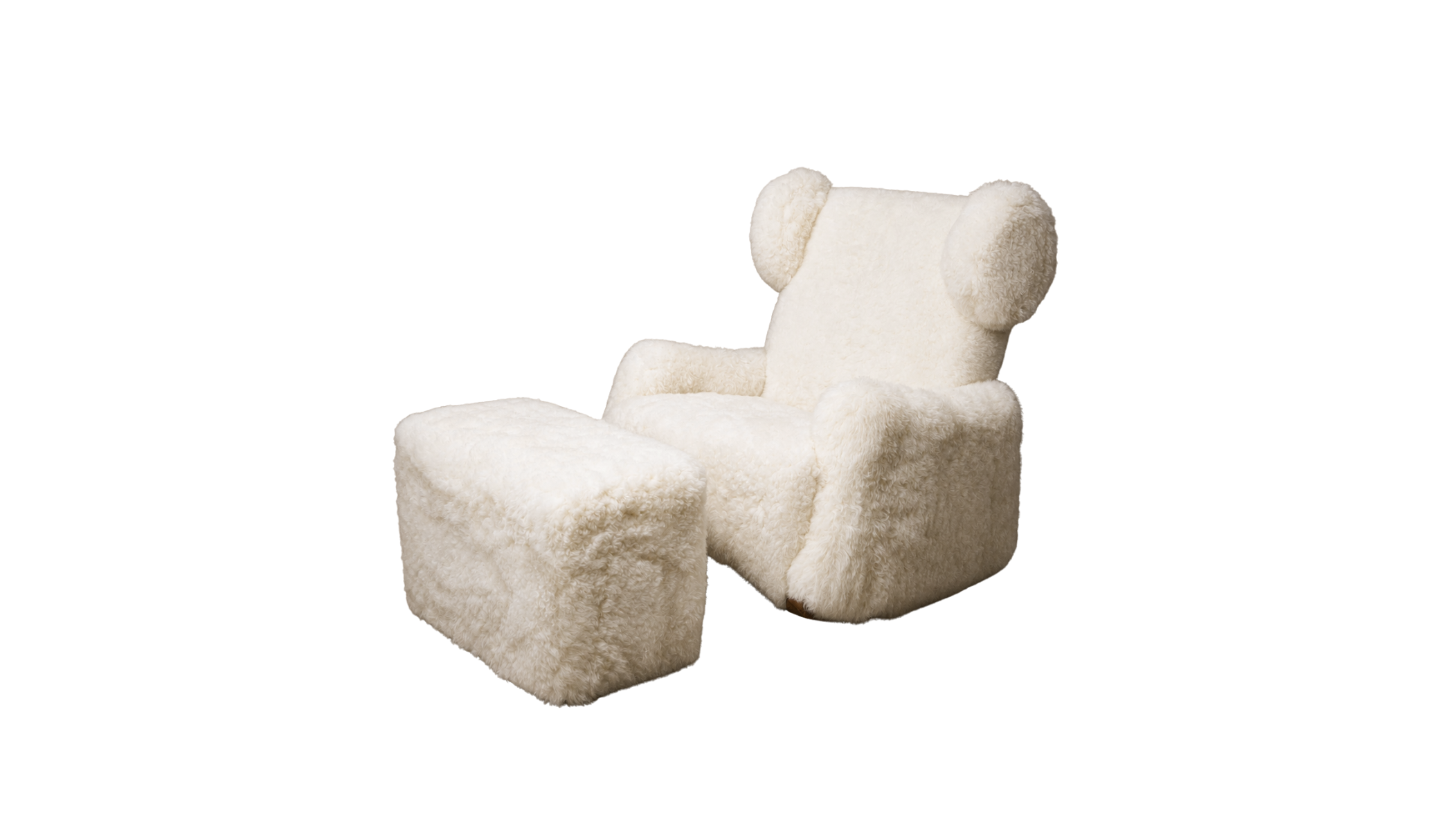 Non Rocky Armchair with Foot Stool | Studio ALM