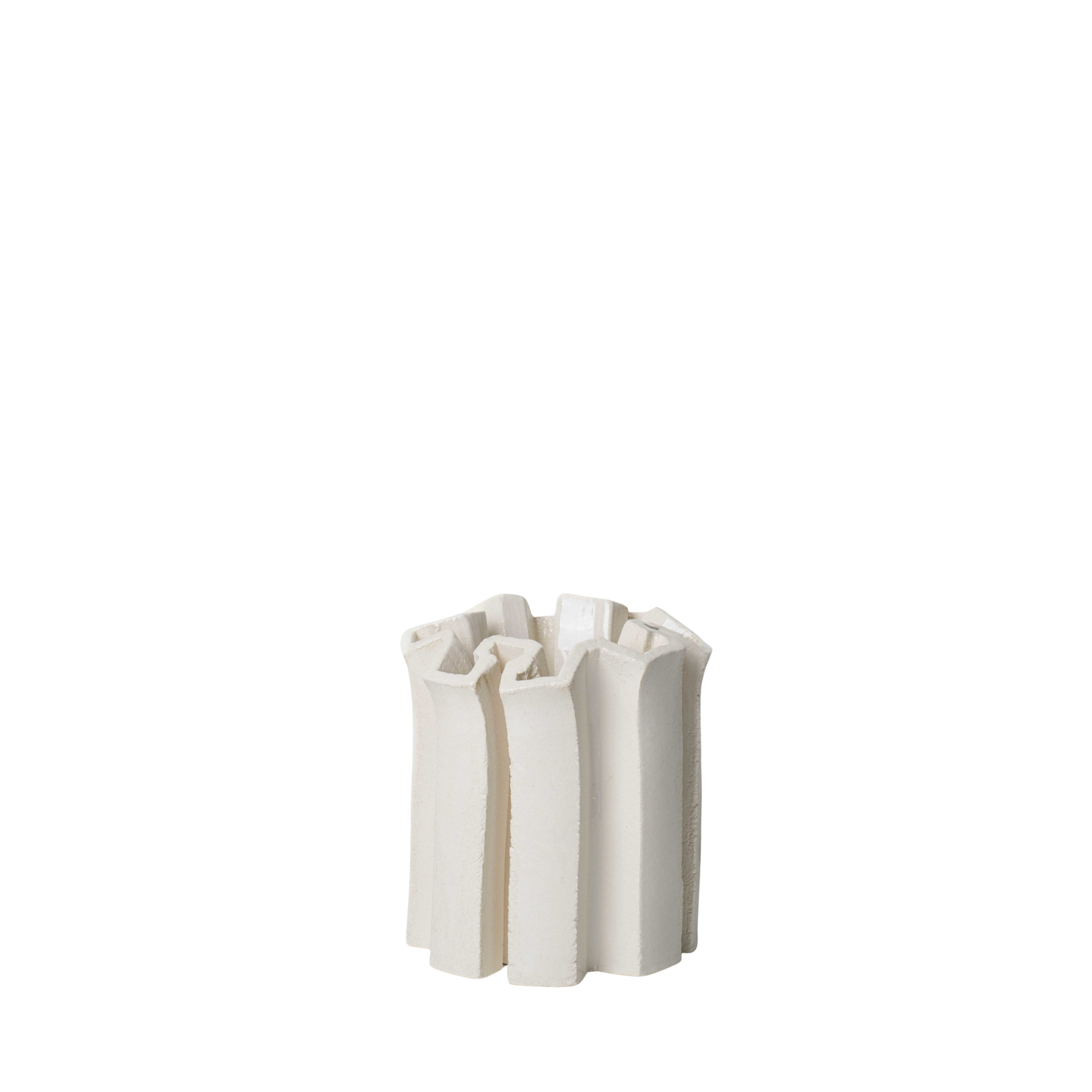 Small Crown Vase Transparent Glaze | Floris Wubben