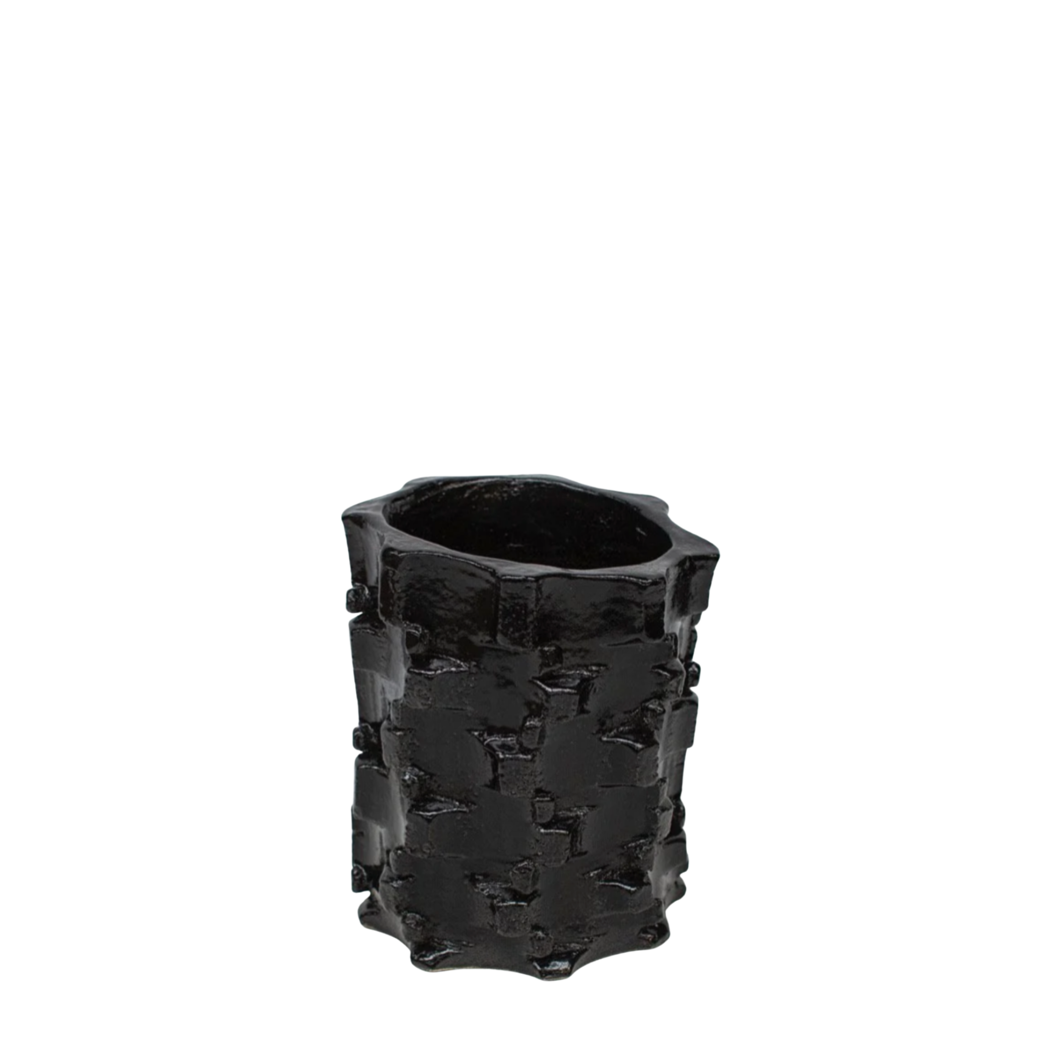 Small Bolt Vase Black Gloss | Floris Wubben