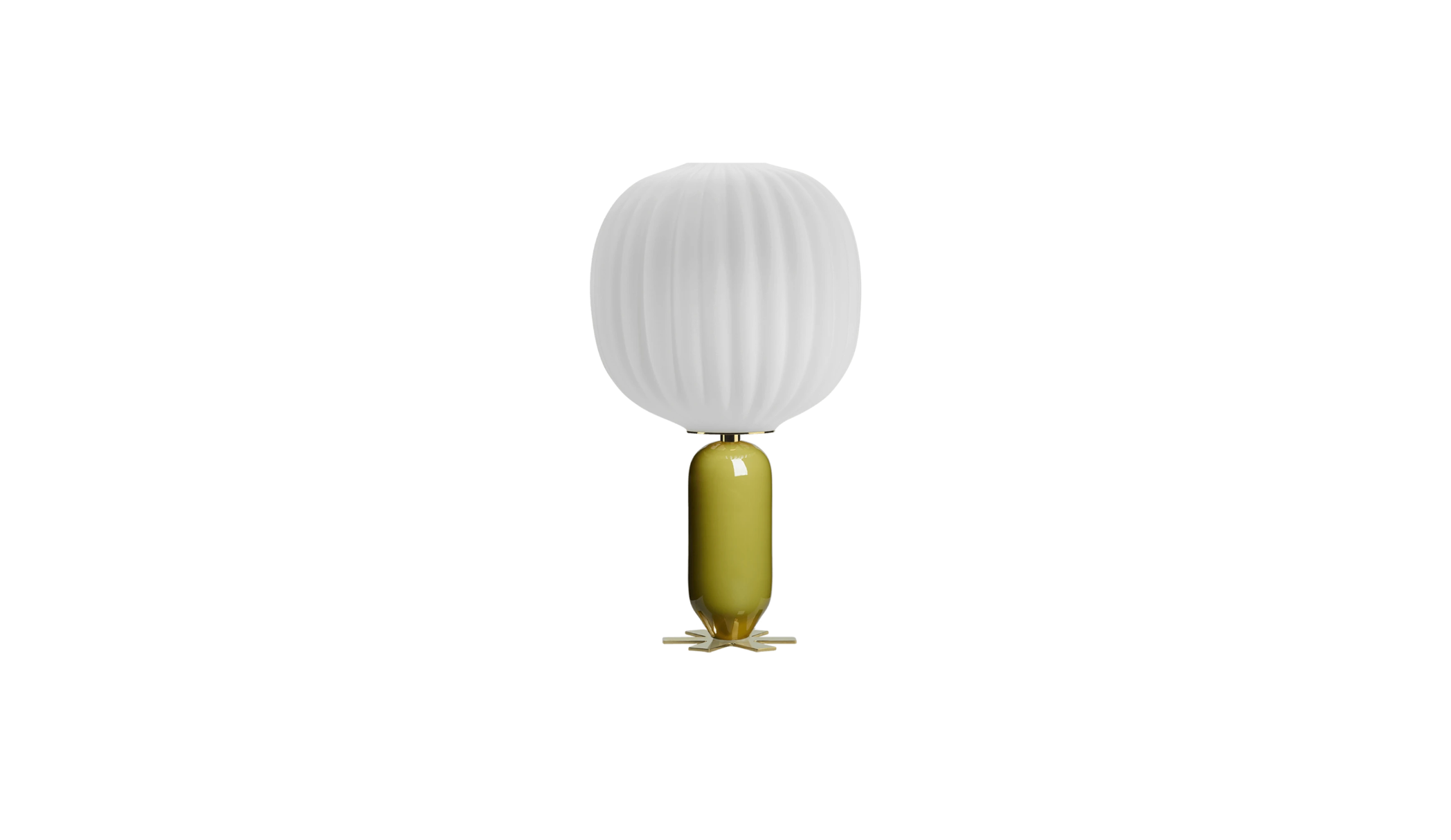 Casanova Olive Green / White | India Mahdavi