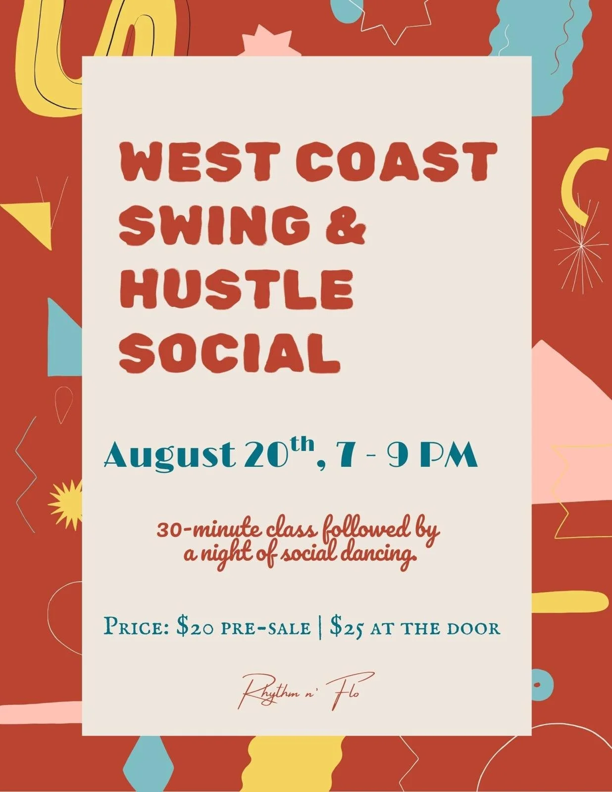 West Coast Swing & Hustle Social