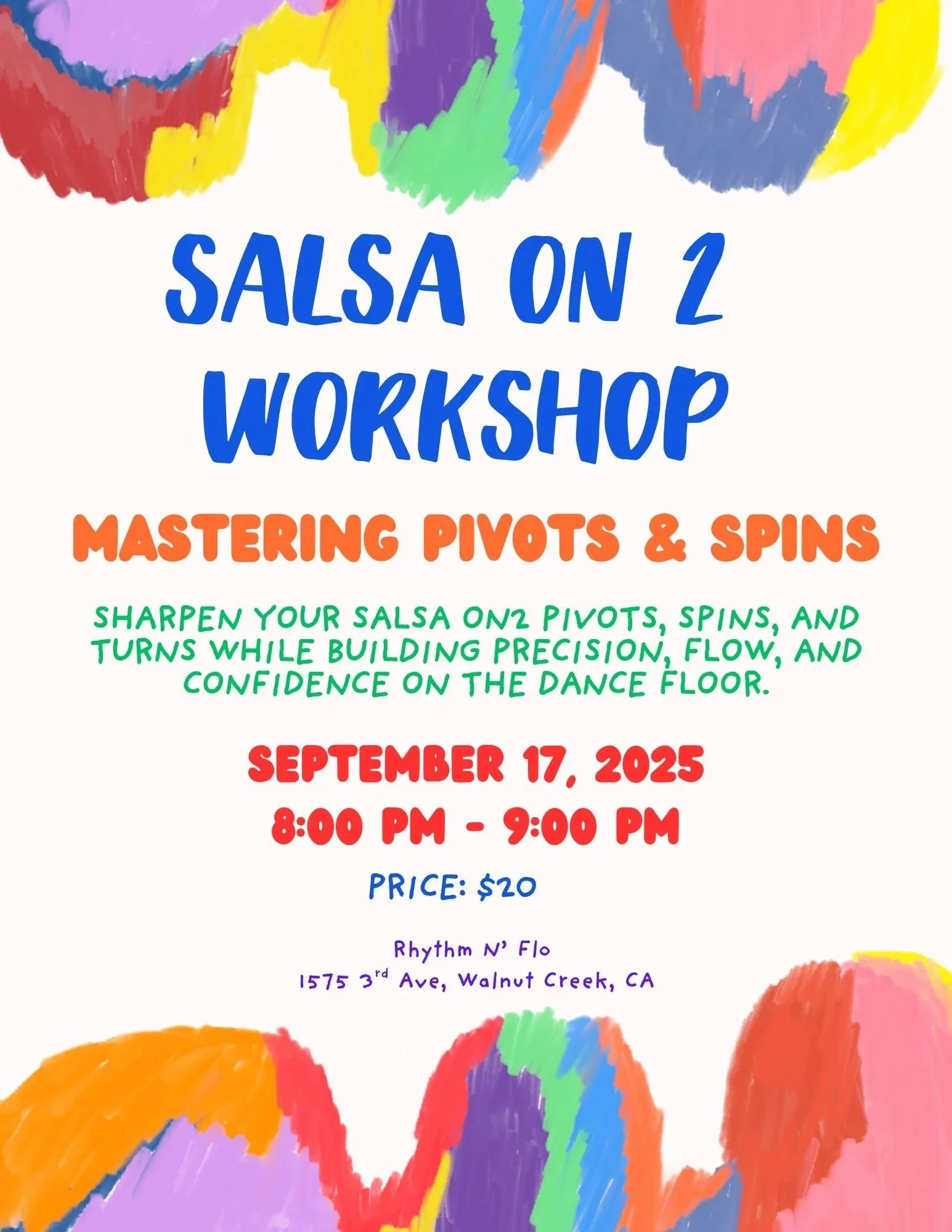 Salsa On2 Workshop: Mastering Pivots & Spins