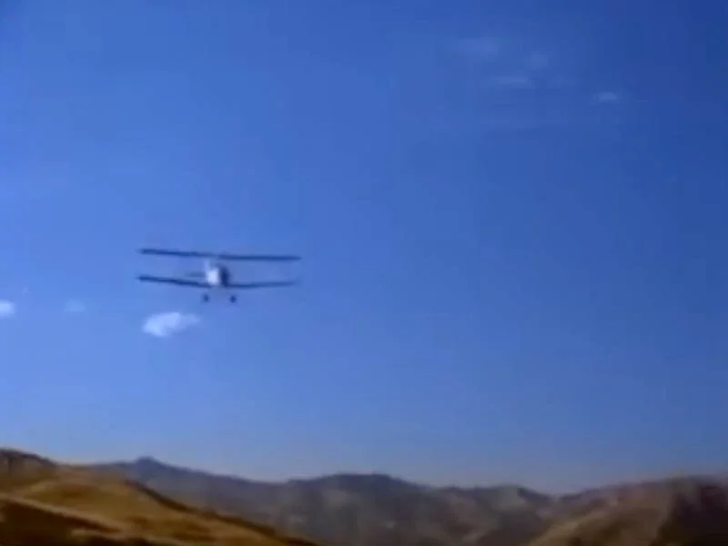 Tiger Moth footage for a Malaysian TV commercial. Springhill Airfield, New Zealand October 2007