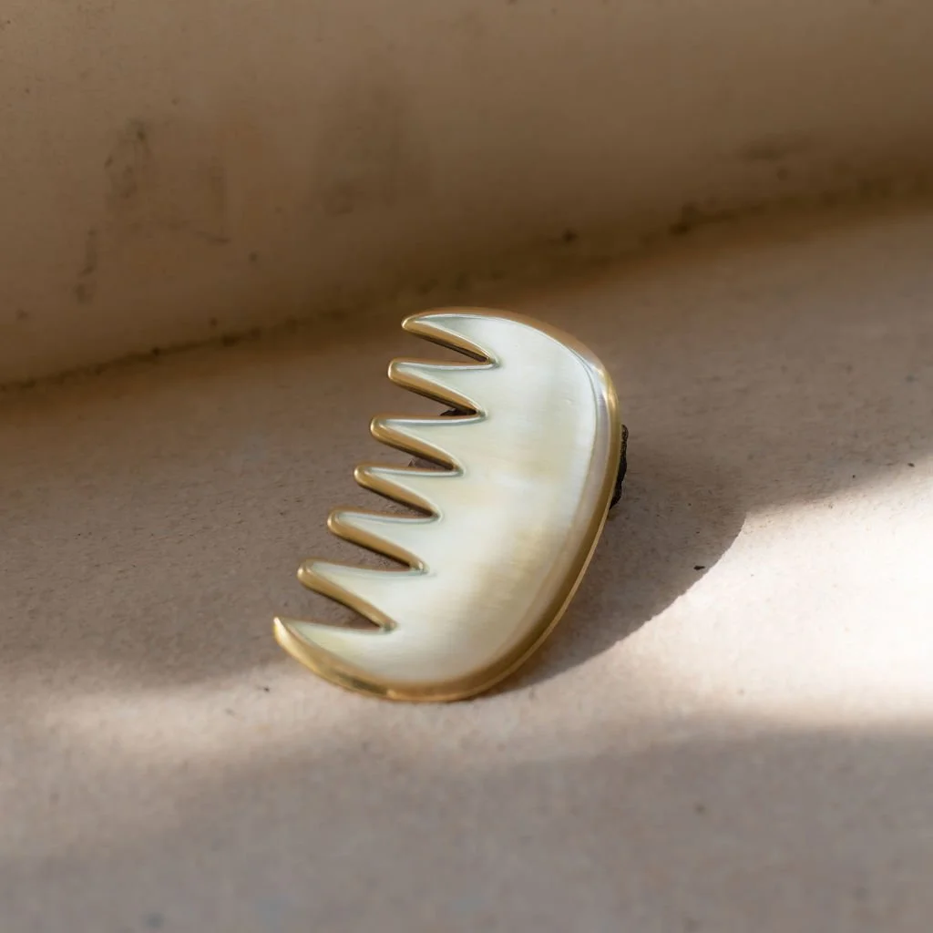 Copper Brass Scalp Comb