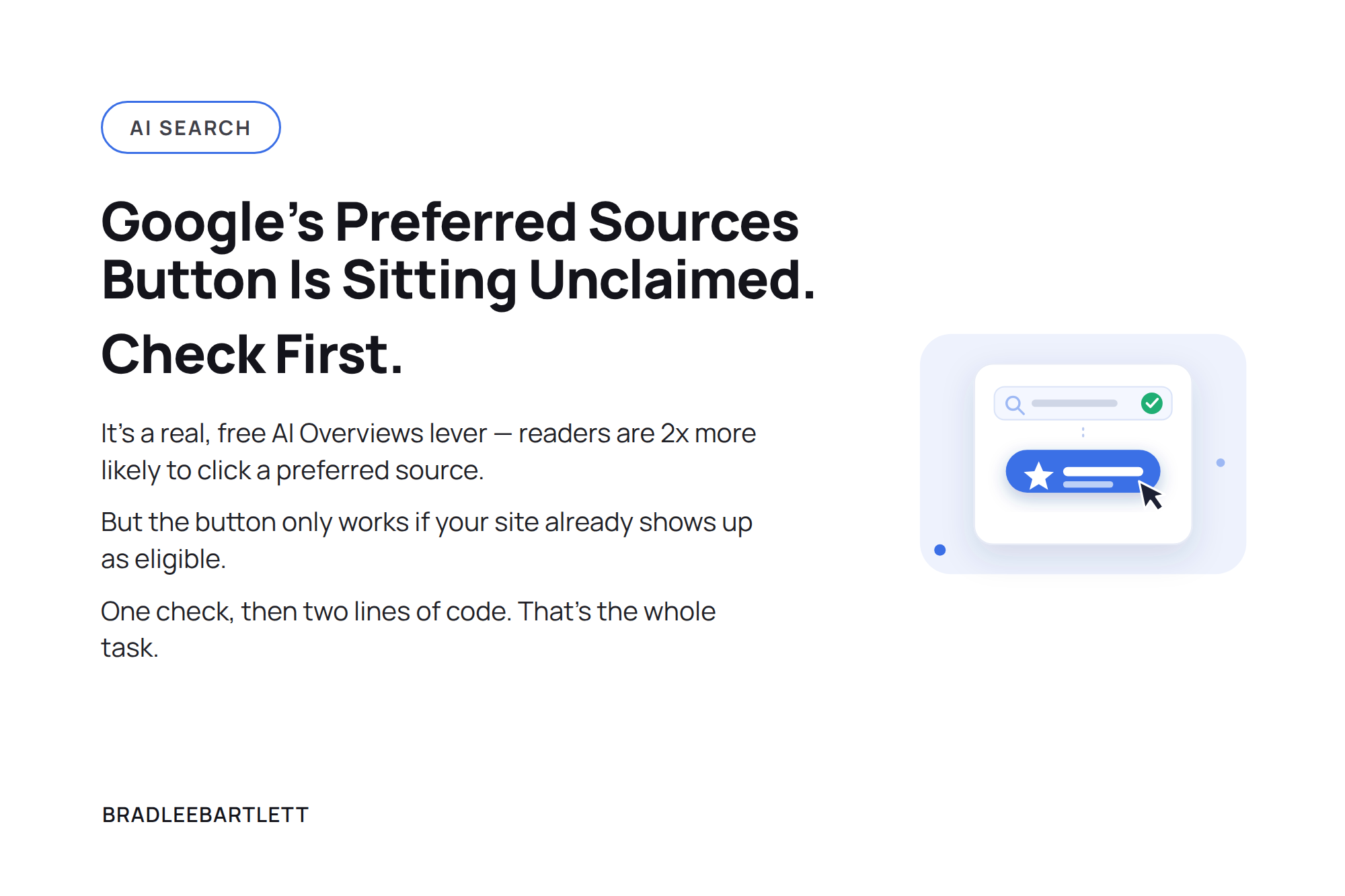 Google's Preferred Sources Button Is Still Sitting There Unclaimed