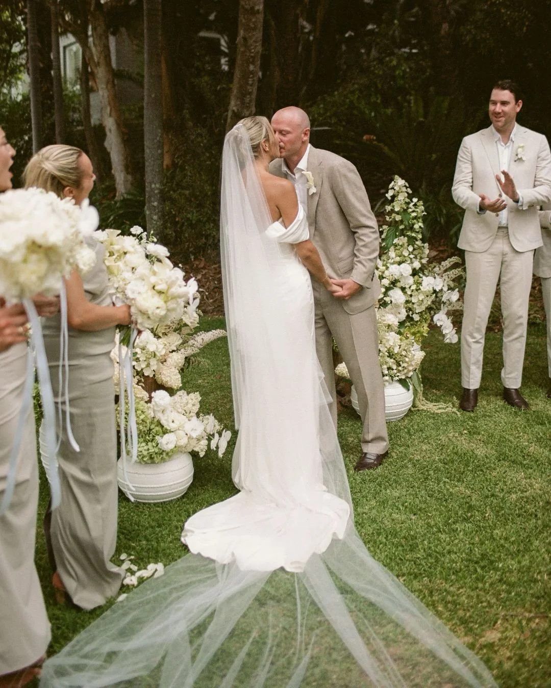 nostalgic hearts, salty air and a wedding day that already feels like a memory 🎞️🌴 #jasoncorrotophoto 

Planning |&nbsp;@eventsbysarahandbrooke 
Hair |&nbsp;@deelushhair 
Makeup |&nbsp;@justjohnnyb 
Celebrant |&nbsp;@bybailey.celebrant 
Florist |&n