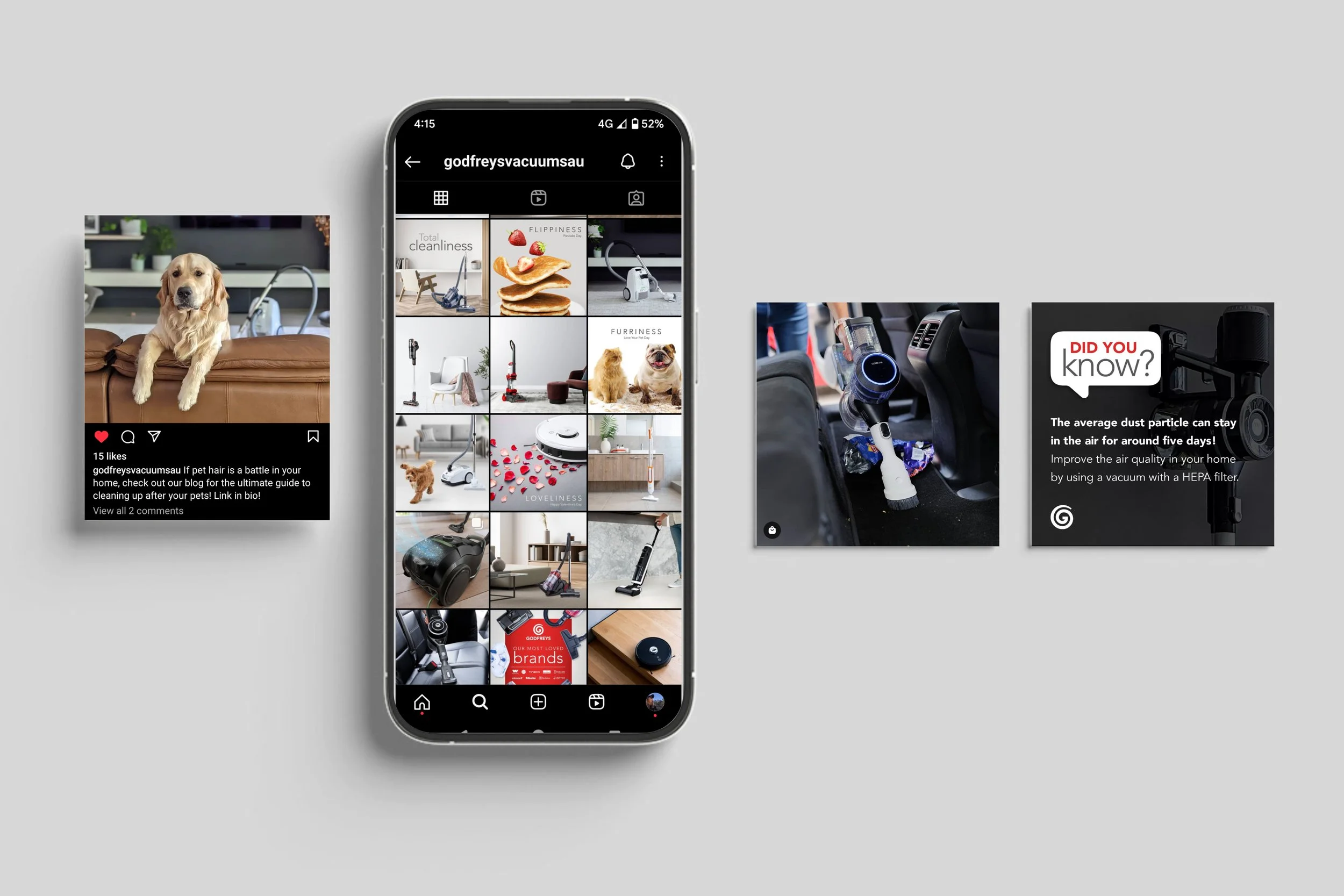 Social media content - Godfreys