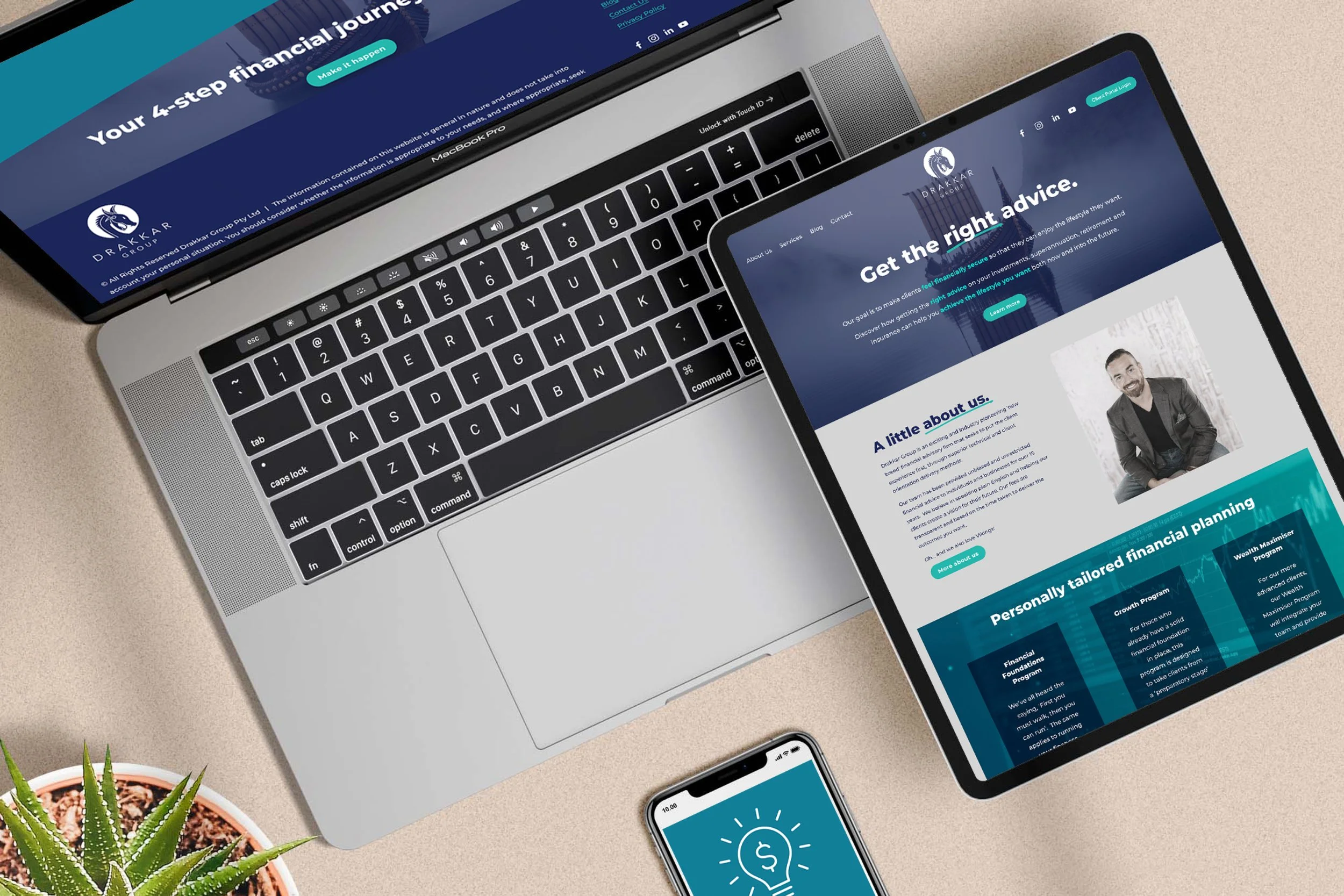 Web design - Drakkar Group