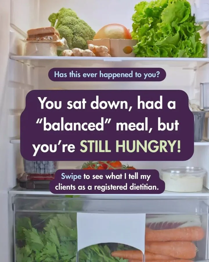 Ever finish a meal and still feel hungry? You&rsquo;re not doing anything &ldquo;wrong.&rdquo; Hunger after a meal just means you probably didn&rsquo;t get everything your body needed at that particular sit-down. 

Before grabbing something random fr