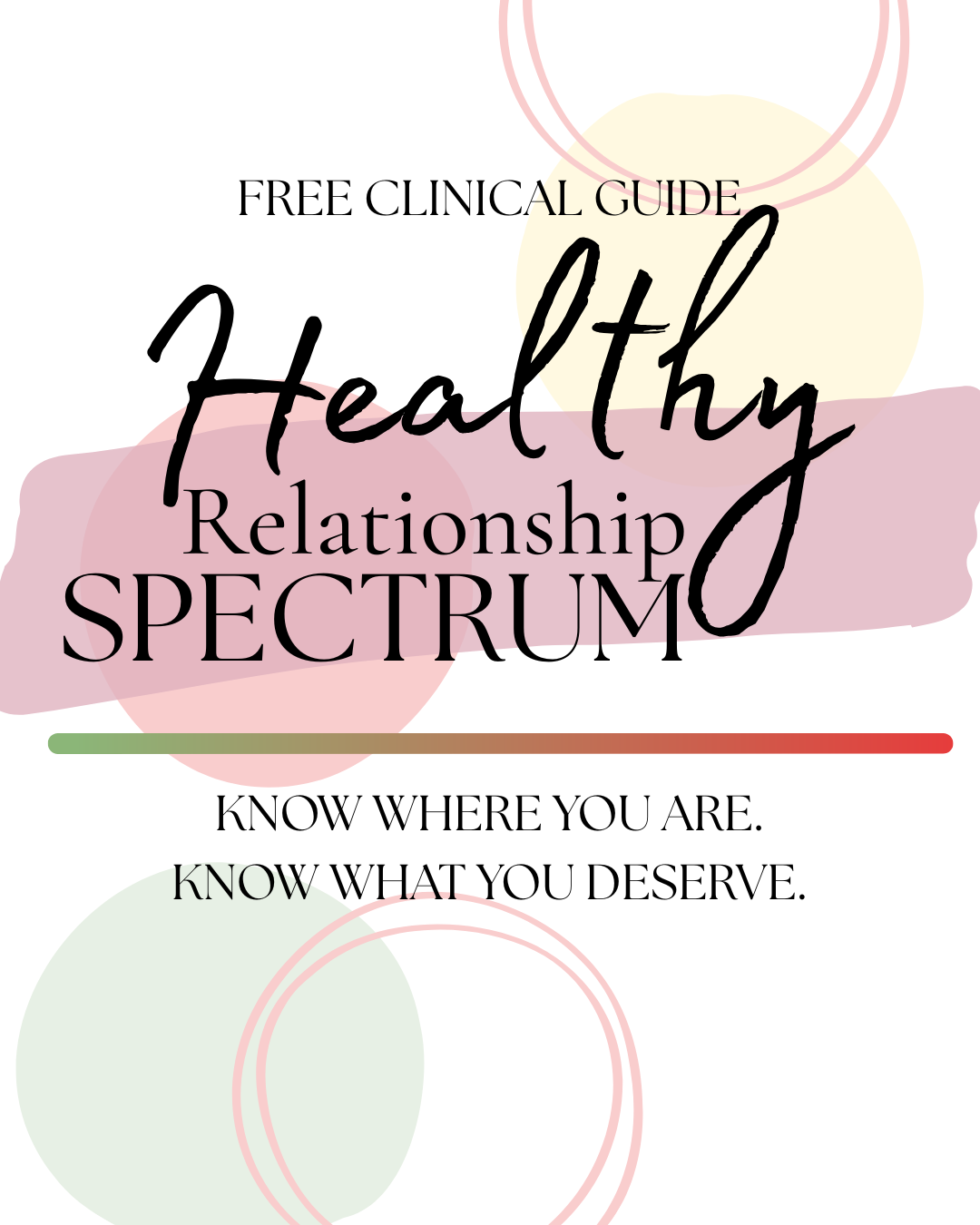 Healthy Relationship Spectrum