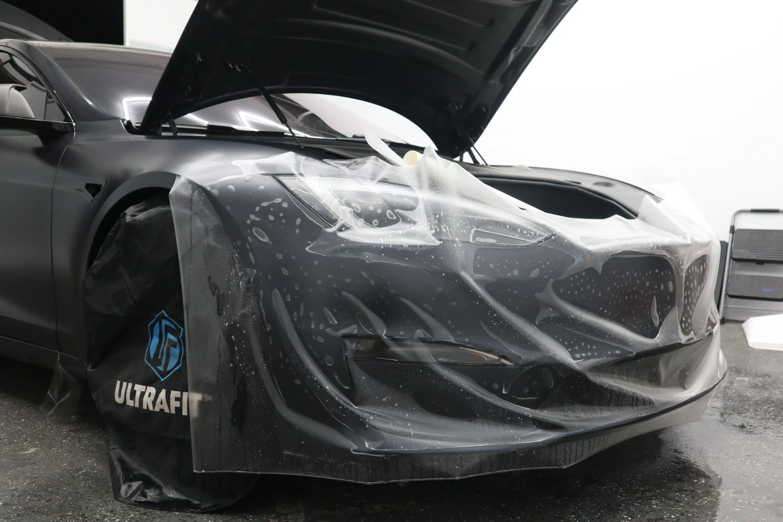 Tesla bumper paint protection film installation Livermore CA