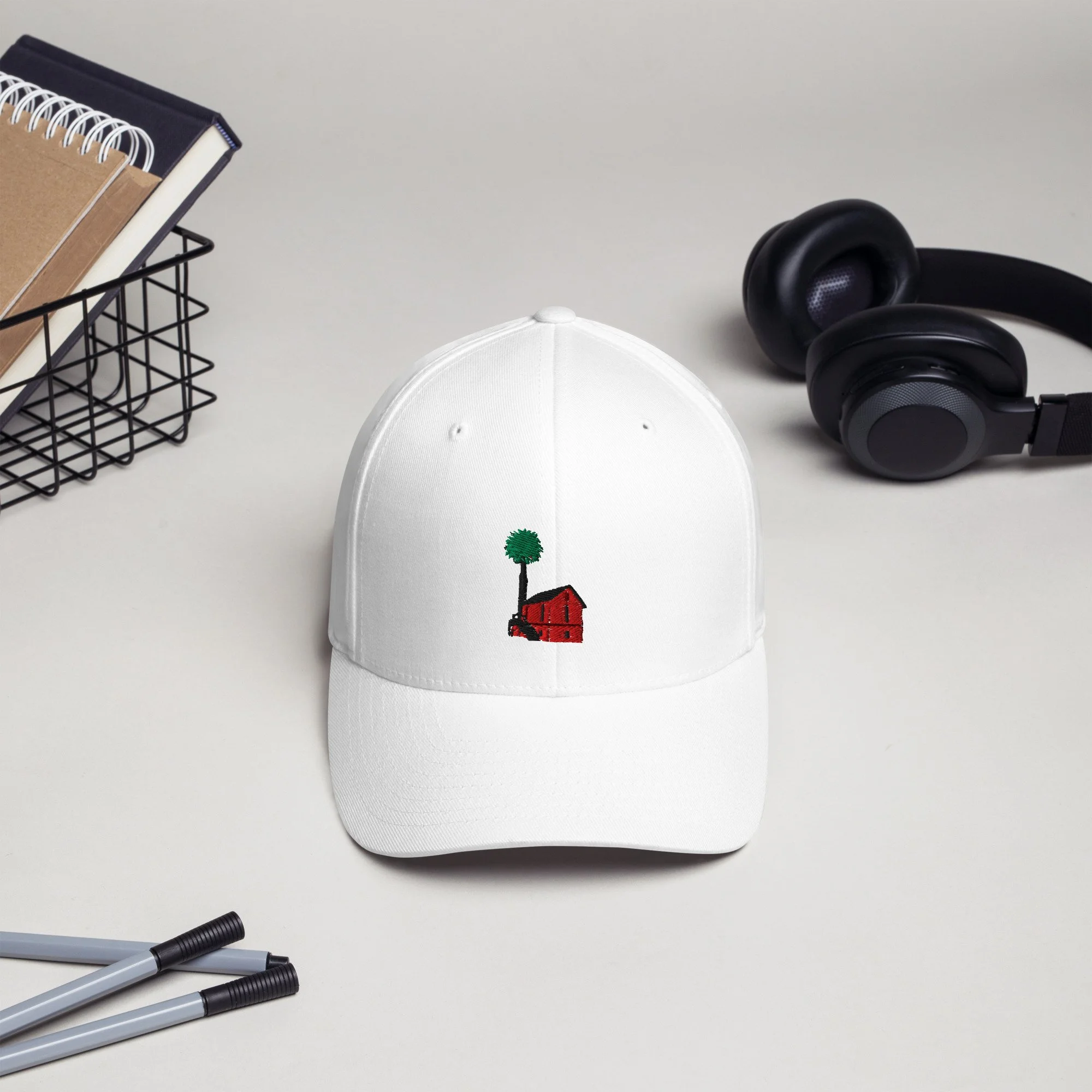 Oxnard Historic Farm Park Structured Twill Cap with Maulhardt Winery & Palm