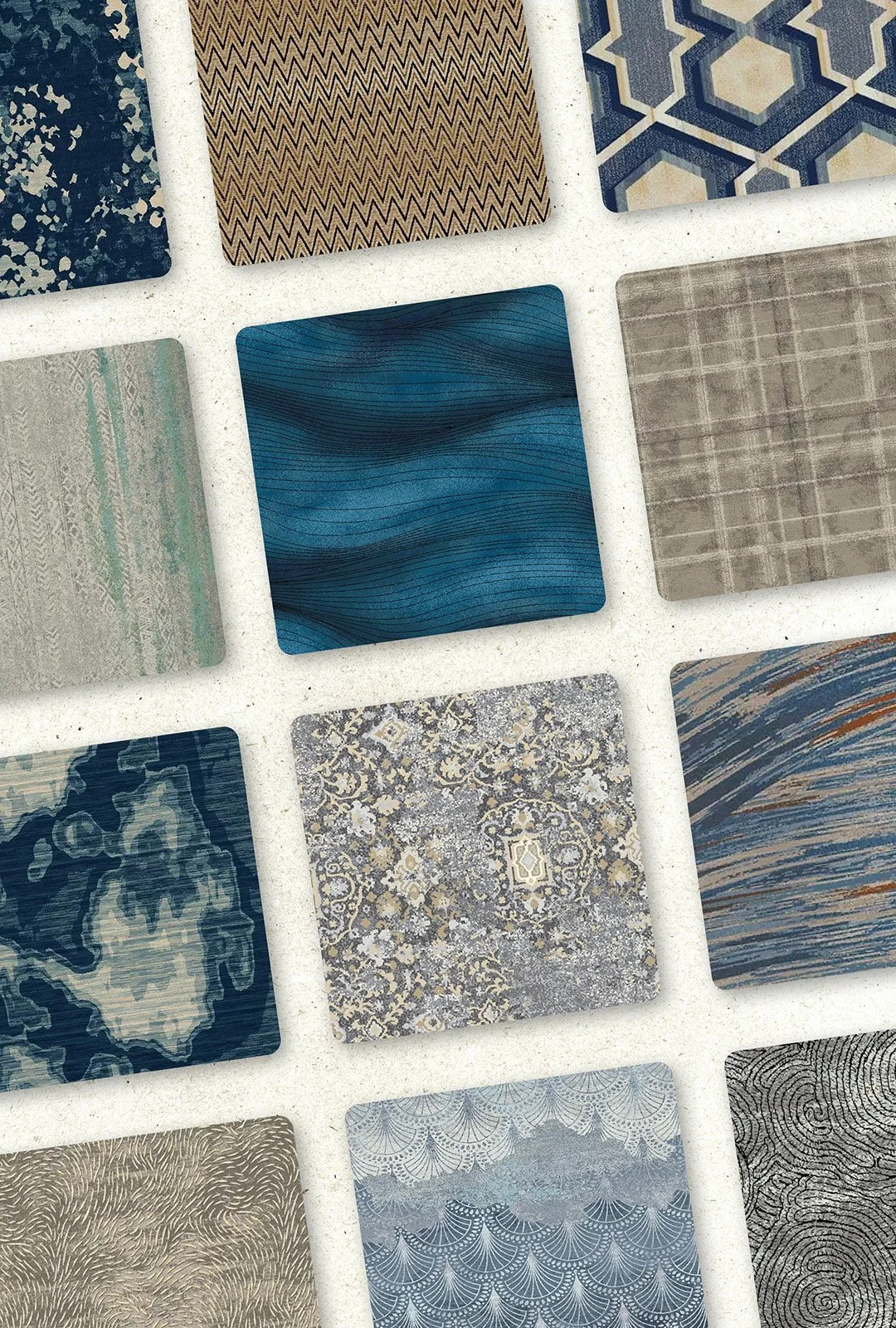 Mixture of carpet pattern thumbnails for inspiration.