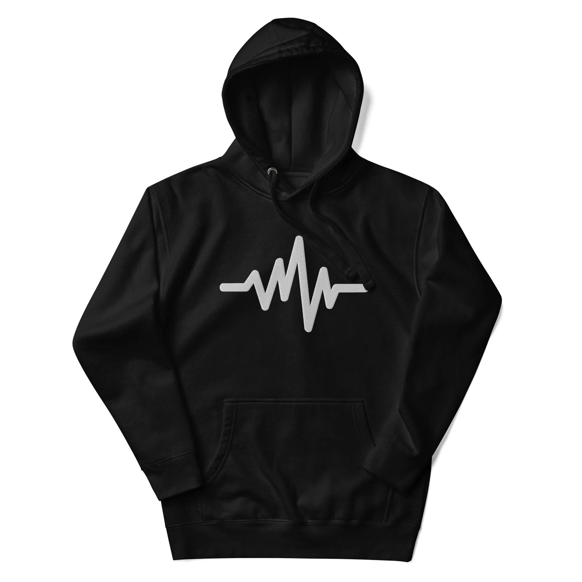 Staple hoodie with large embroidery