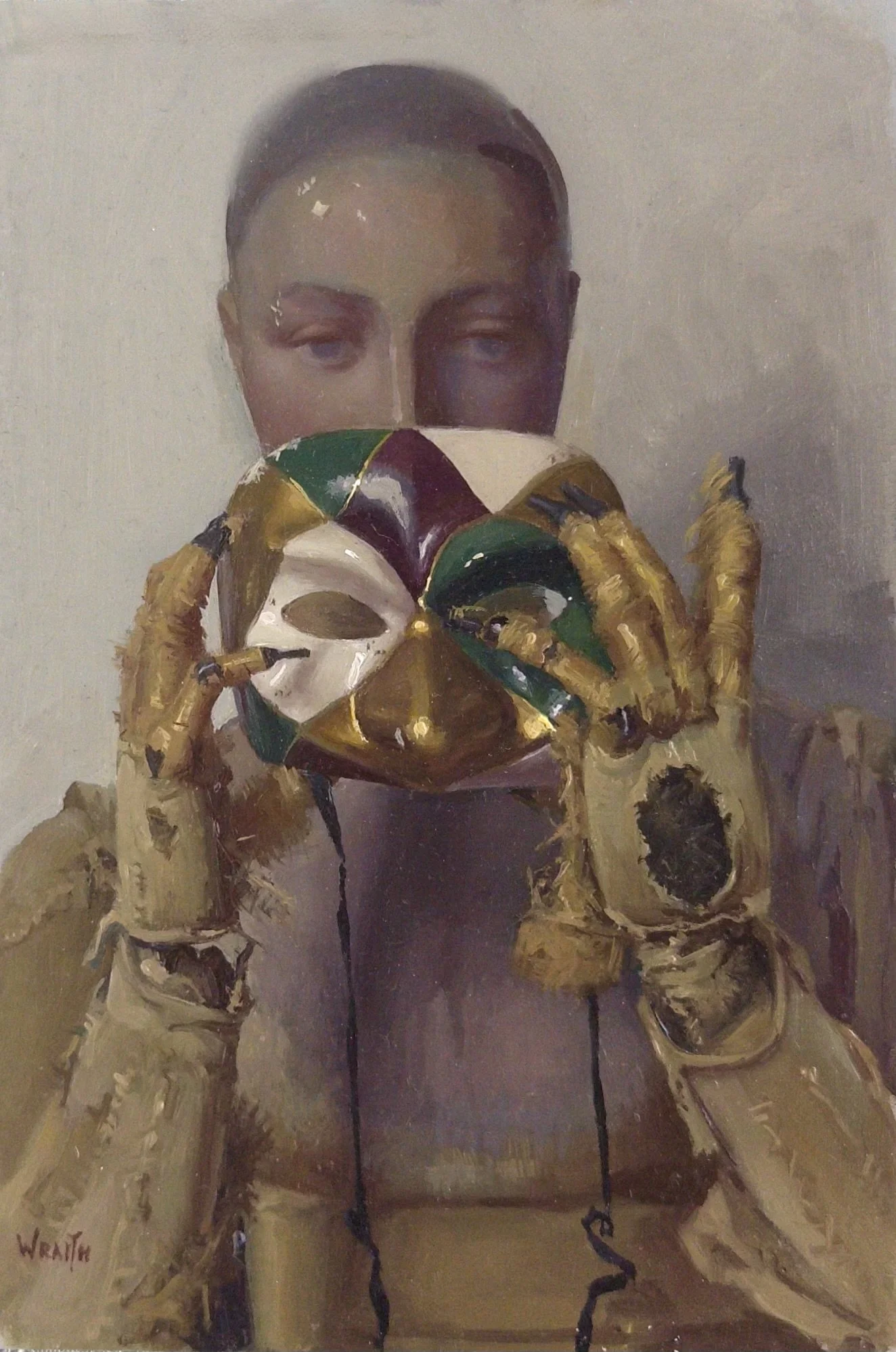 Painted Mask - 8" x 6"