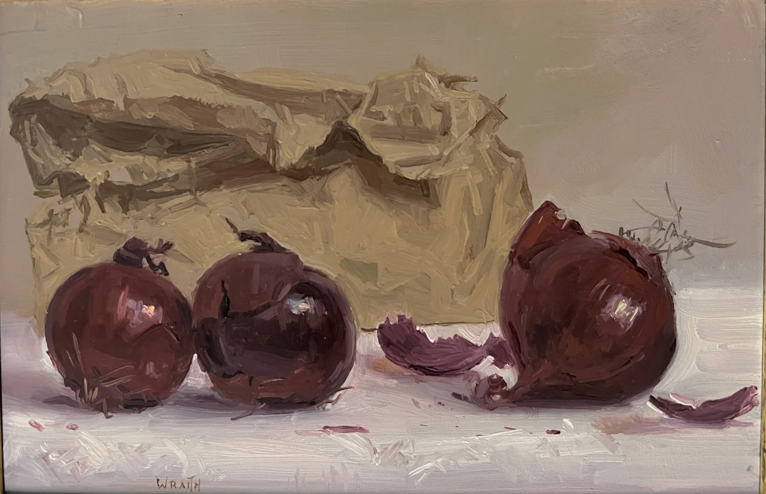 Red Onions - 6" x 8"