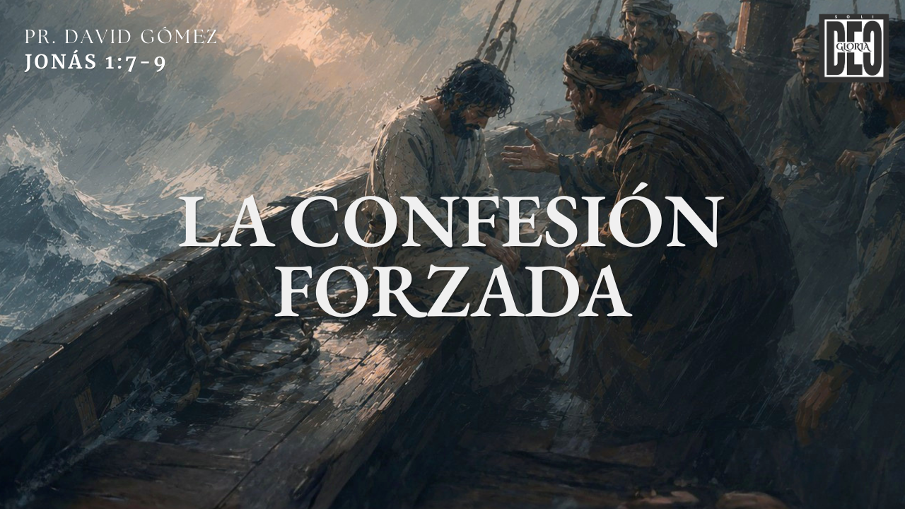 La confesión forzada en Jonás 1:7-9. Serie de sermones: La señal de Jonás. Predicación de Iglesia Soli Deo Gloria del pastor David Gómez. #ISDG