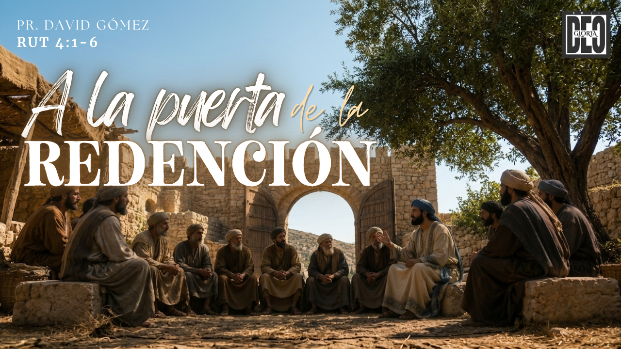 A la puerta de la redención en Rut 4:16. Serie de sermones: Rut y su pariente más cercano. Predicación de Iglesia Soli Deo Gloria del pastor David Gómez. #ISDG