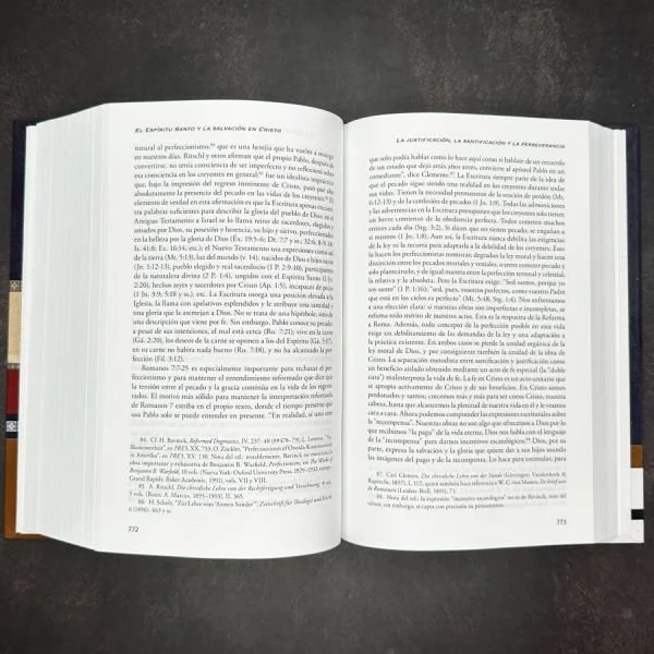 Vista abierta del libro Dogmática reformada de Herman Bavinck