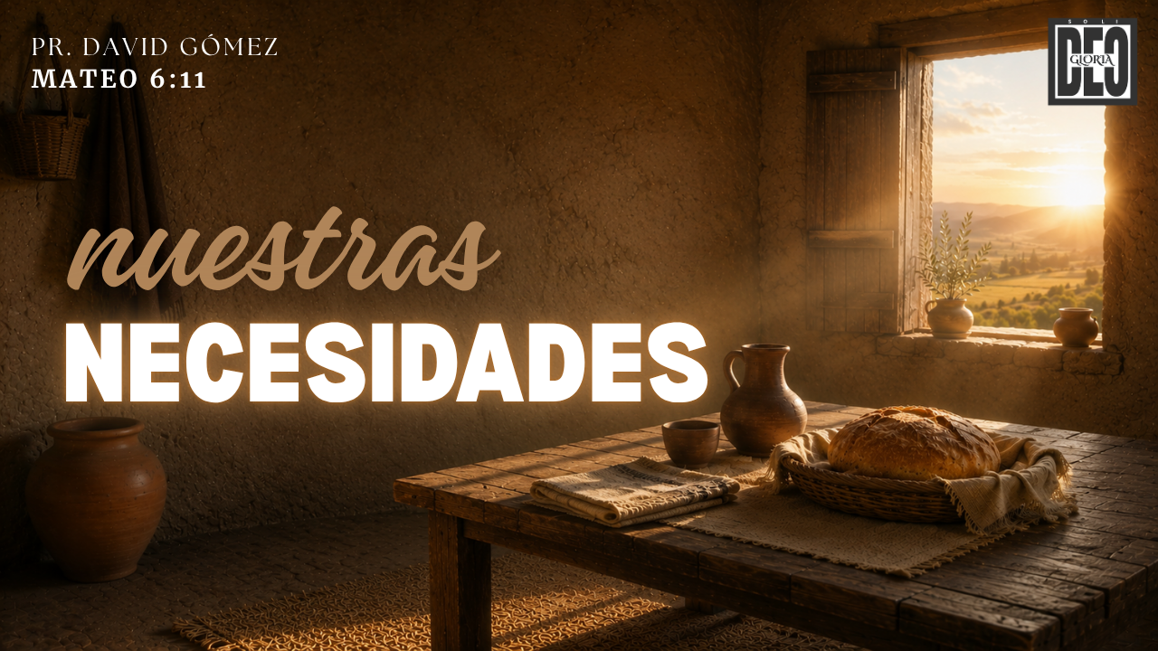 Nuestras necesidades en Mateo 6:11. Serie de sermones: El Sermón del Monte. Predicación de Iglesia Soli Deo Gloria del pastor David Gómez. #ISDG