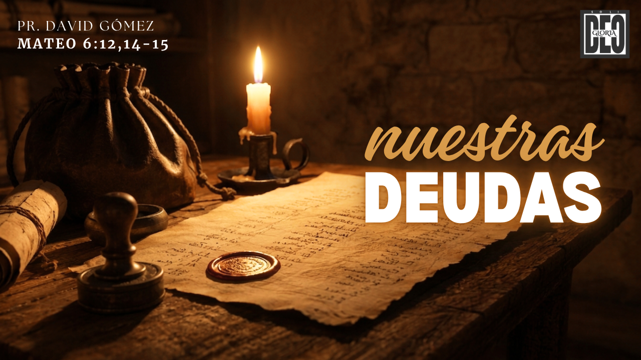 Nuestras deudas en Mateo 6:12,14-15. Serie de sermones: El Sermón del Monte. Predicación de Iglesia Soli Deo Gloria del pastor David Gómez. #ISDG