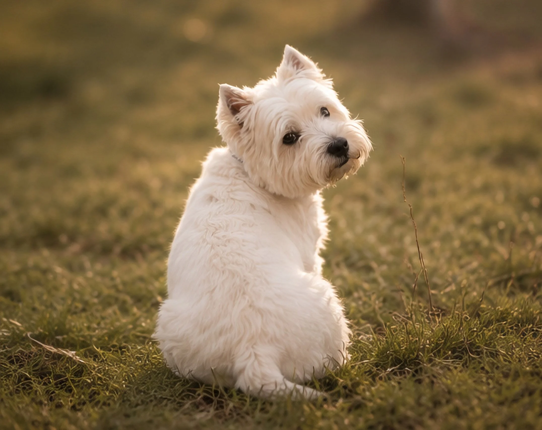 Photograph of a West Highland Terrier taken in Chichester West Sussex
