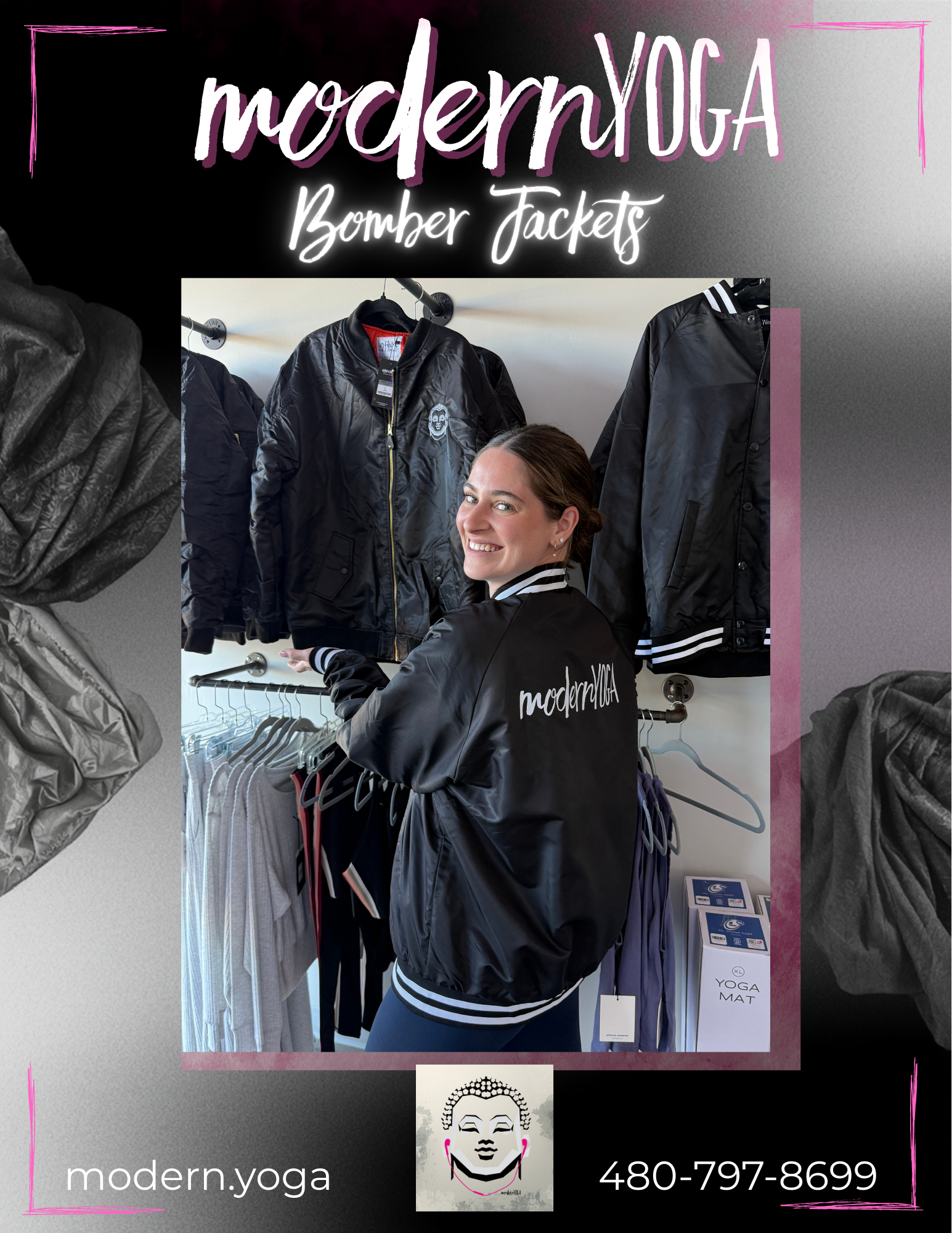 Modern Yoga Bomber Jackets