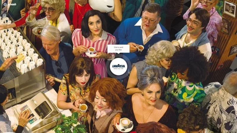 Subida de archivos grandes por Lavazza