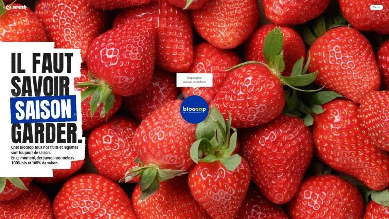 Transferencia de archivos ecológica y responsable por Biocoop
