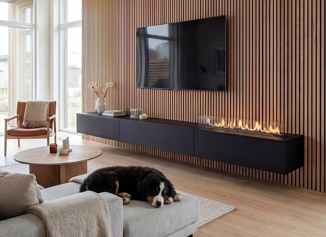 Indbygget Denver bioethanolbrænder