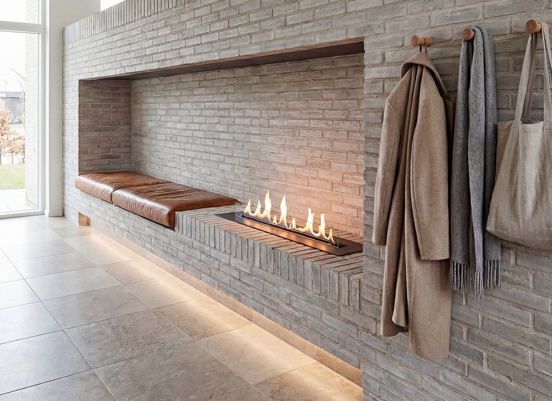 Indbygget Denver bioethanolbrænder