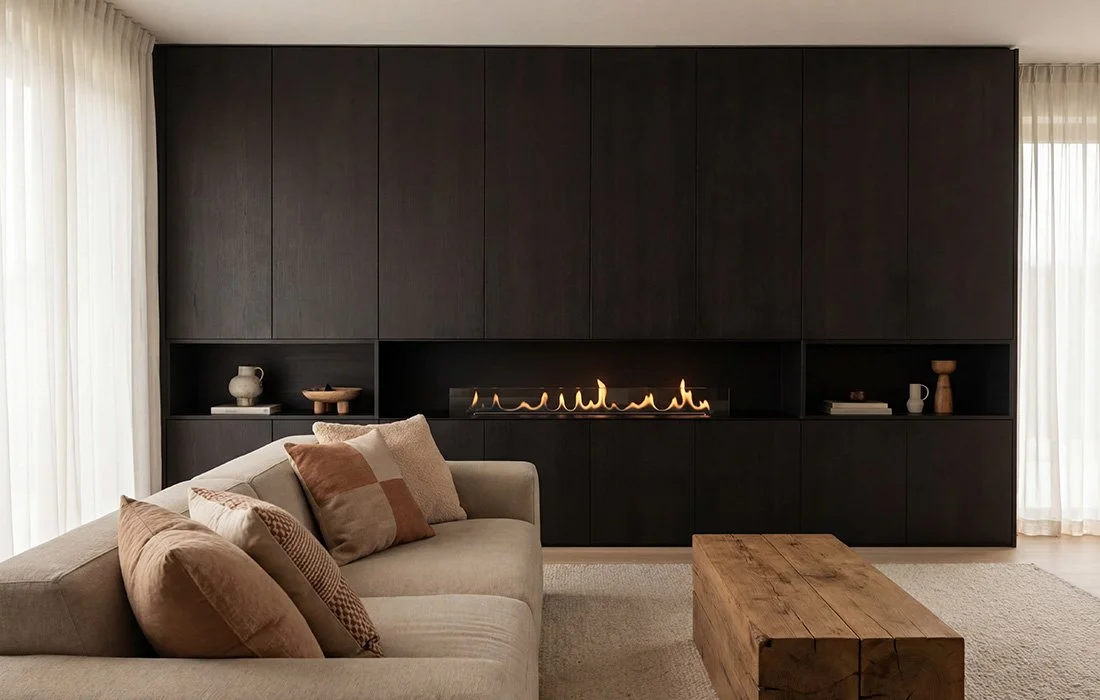 Indbygget Denver bioethanolbrænder