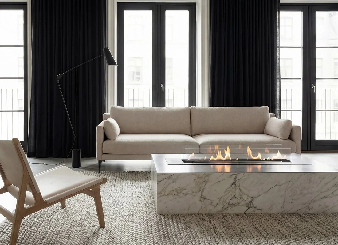 Indbygget Denver bioethanolbrænder