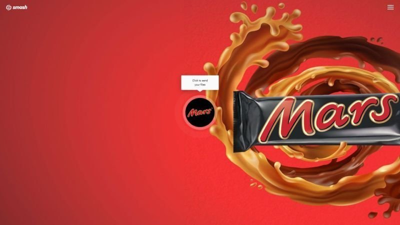 Mars use Smash Team to send large files