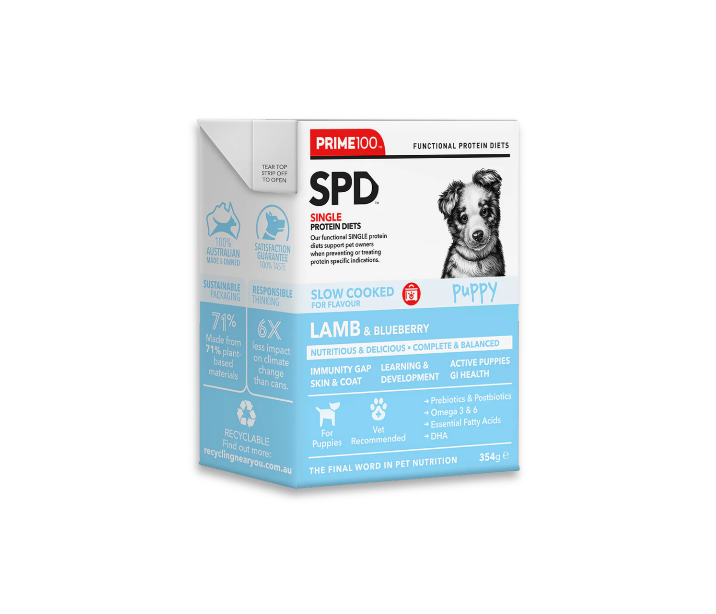 SPD™ Slow Cooked Lamb & Blueberry Puppy