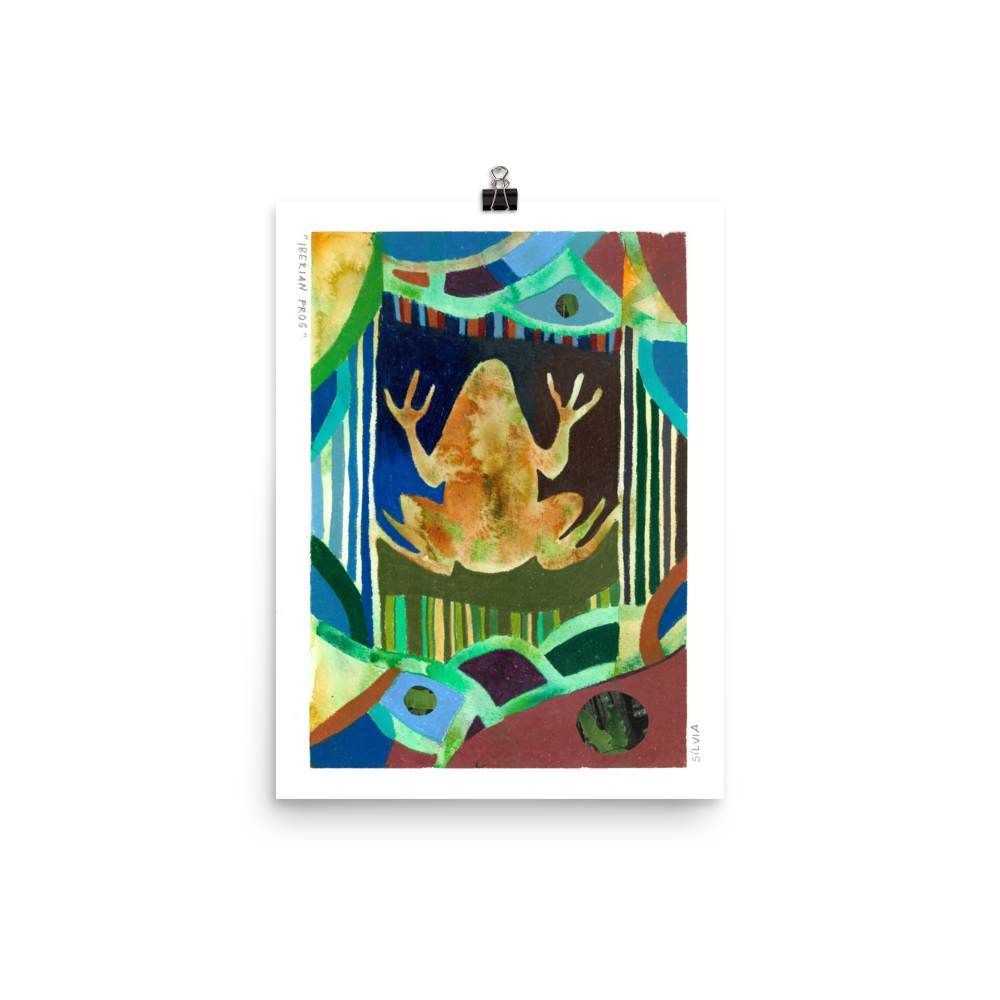 Print: "Iberian Frog"