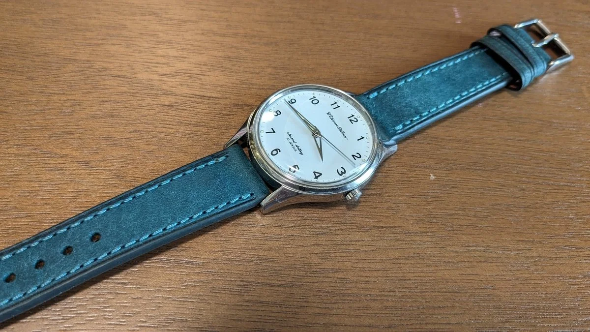腕時計ベルト専門店『Normad Watch Works』で青緑のベルトとウォッチロールを買った