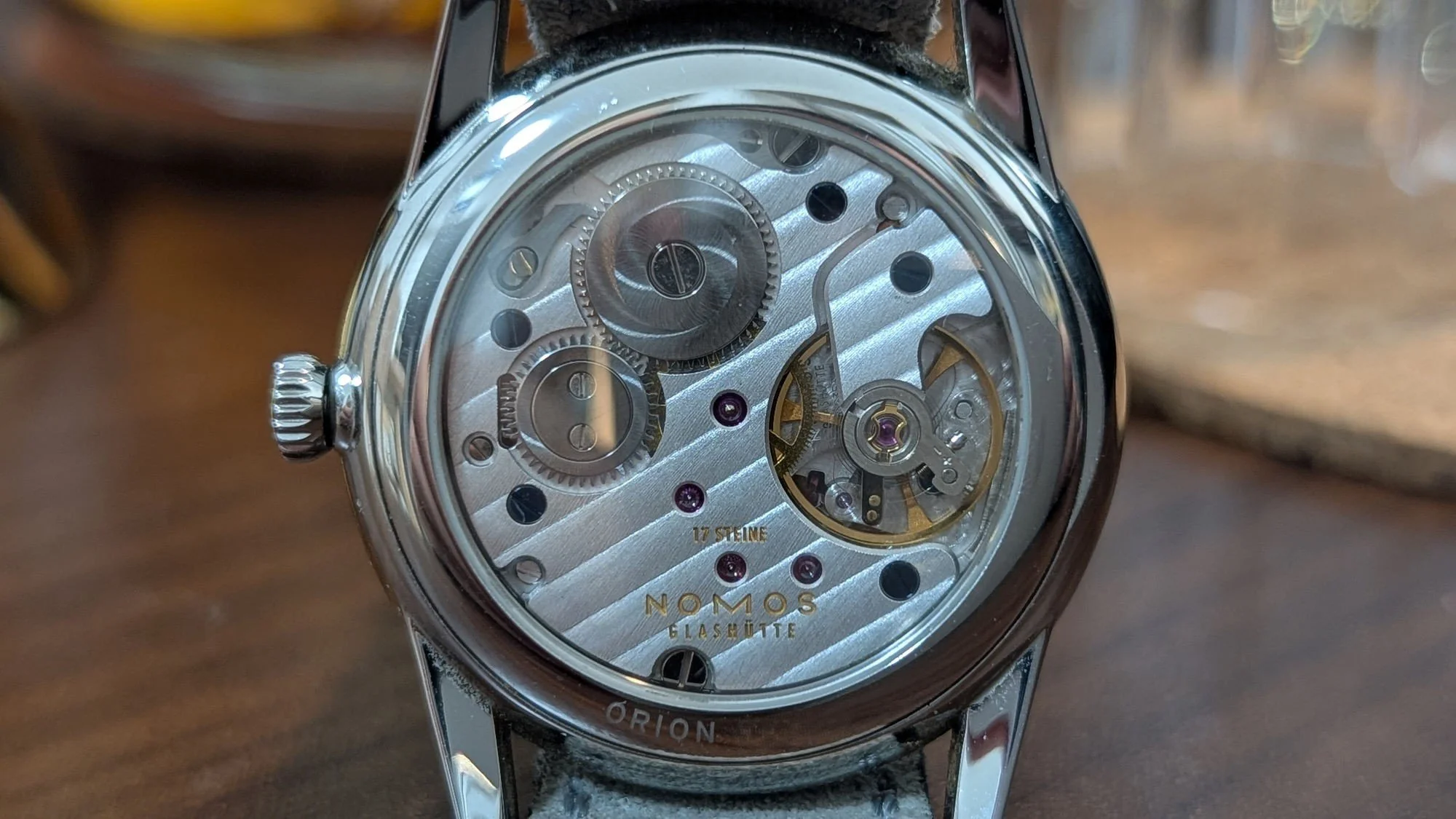 Nomos Orion 33 Gold Calibre alpha