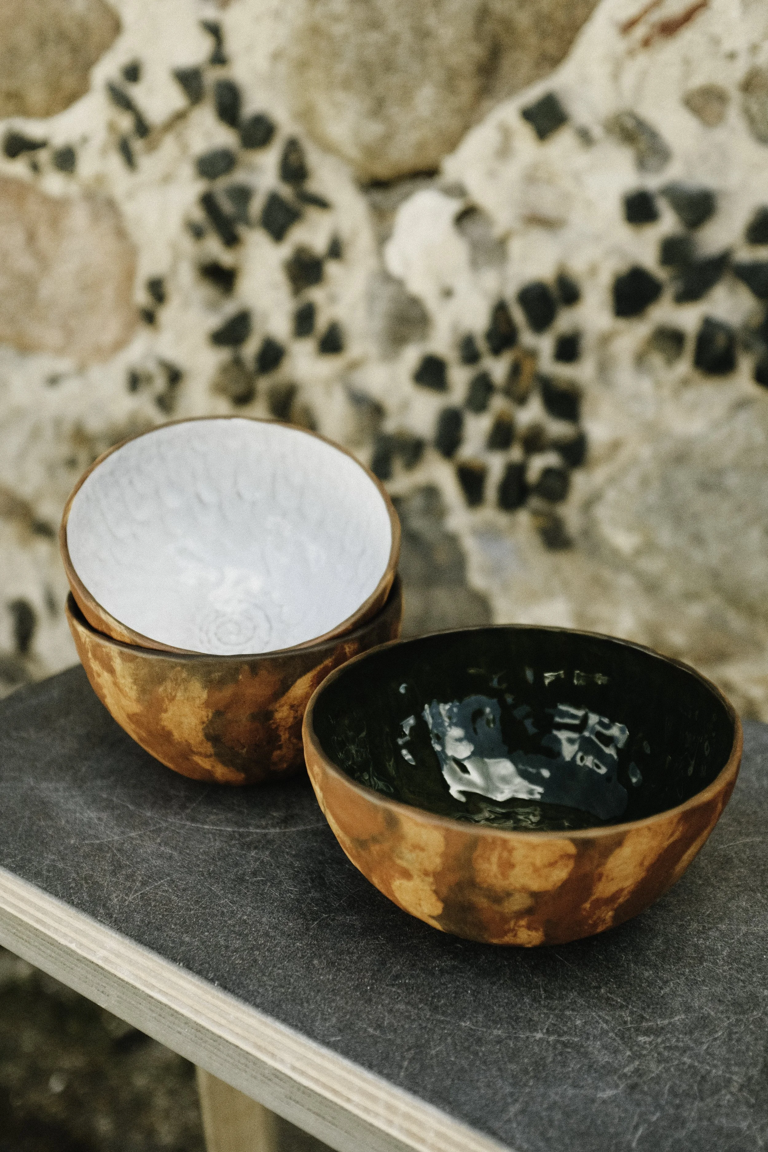 Ceramic salad bowl "Valley"