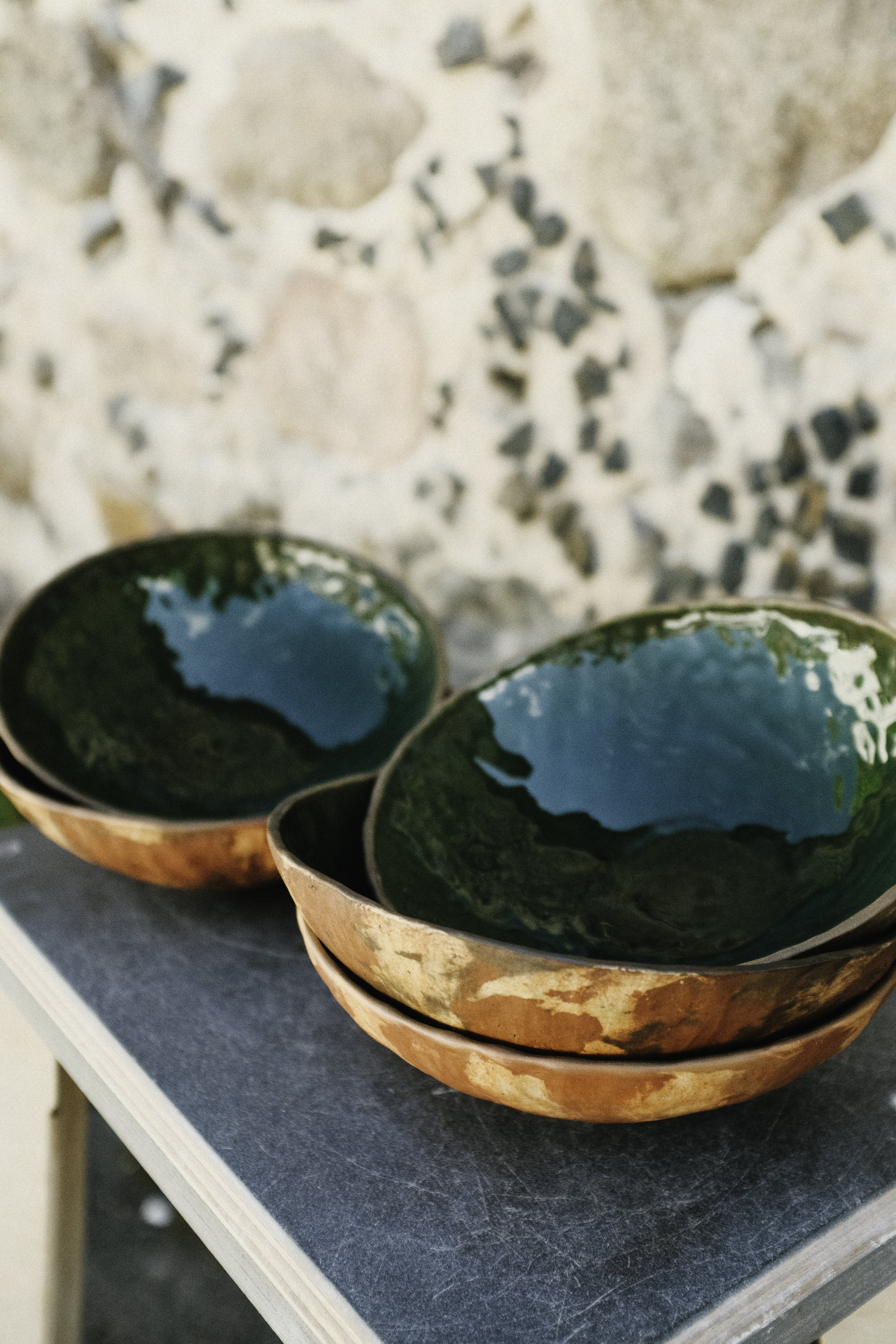 Wide ceramic bowl "Valley"