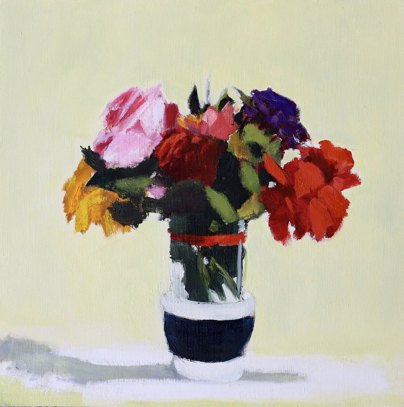 Eric's Vintage Cup 14x14in oil on cradled wood panel $1050